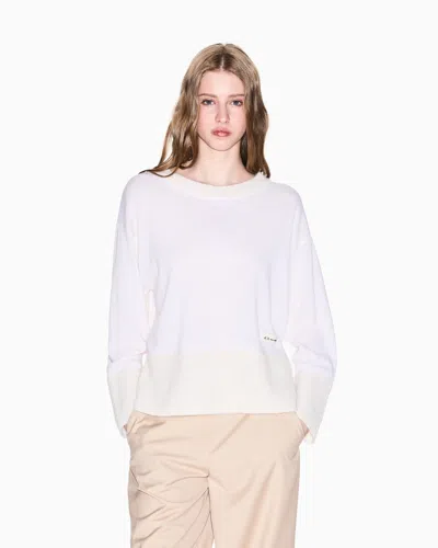 Armani Exchange Jumpers In White