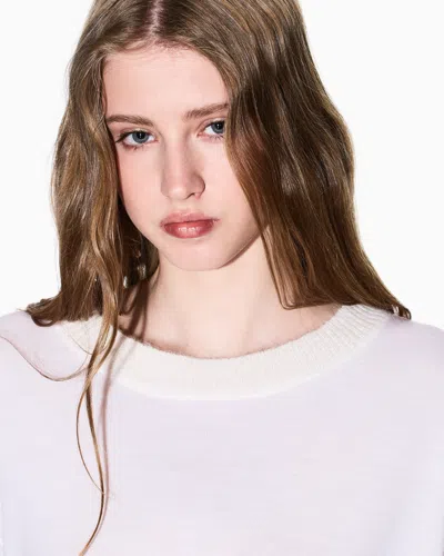 Armani Exchange Jumpers In White