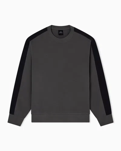 Armani Exchange Crewneck Sweatshirt With Logo Bands