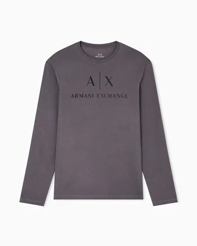 Armani Exchange Long Sleeve T-shirt With Logo Prints