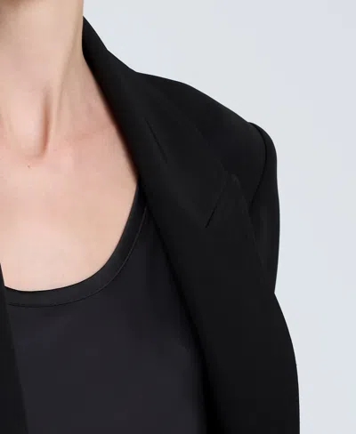 Kenneth Cole Luxe Twill Slim One Button Jacket