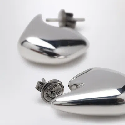 Bottega Veneta Earrings Fin Mini Silver