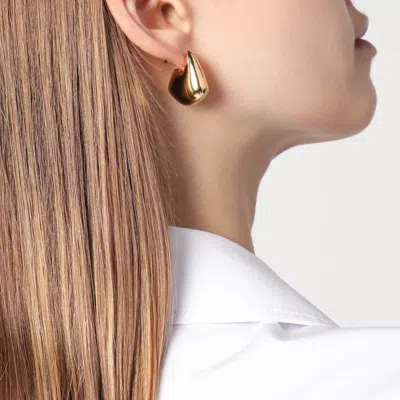 Bottega Veneta Earrings Fin Mini Gold