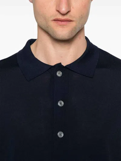 Lardini Cotton Blended Polo In Blue