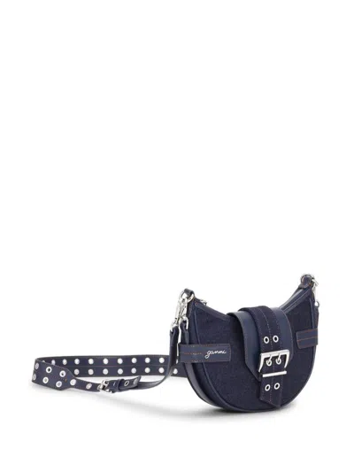 Ganni Bucky Bag Small Crossbody Denim