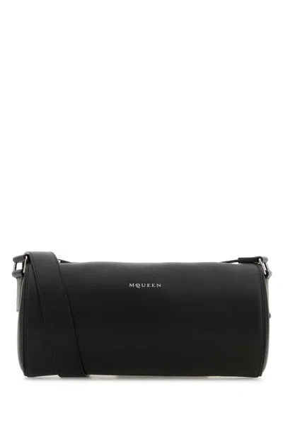 Alexander Mcqueen Small Cylindrical Crossbody Bag With Metal Hardware
