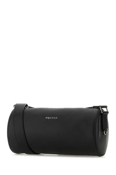 Alexander Mcqueen Small Cylindrical Crossbody Bag With Metal Hardware