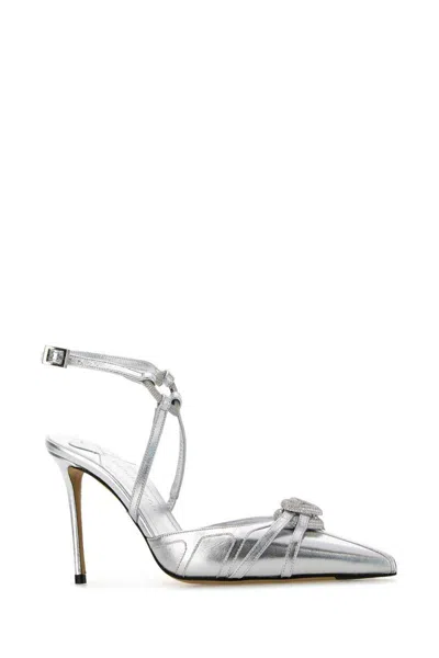 Mach&mach Mach & Mach Heeled Shoes In Silver