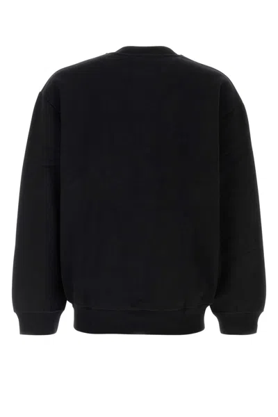 Apc A.p.c. Black Stretch Cotton Oversize Sweatshirt