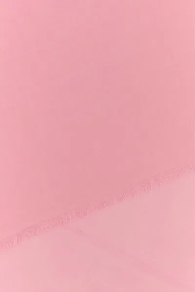 Alexander Mcqueen Soft Wool Blend Scarf With Fringed Edges In Pink