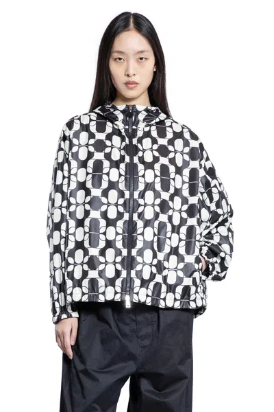 Moncler Bedruckte Jacke Pichon In Black&white