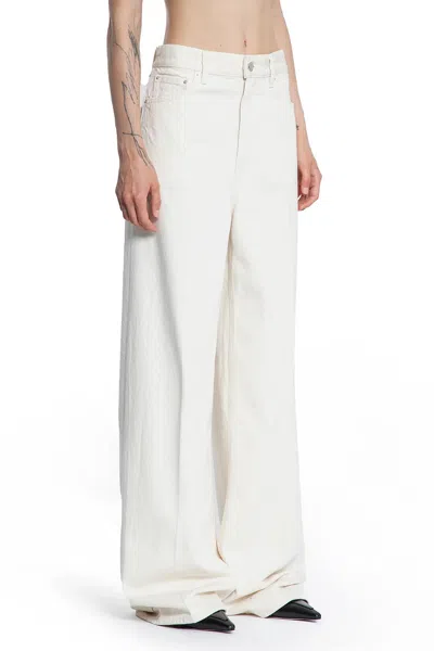 Totême Woman Off-white Jeans In White