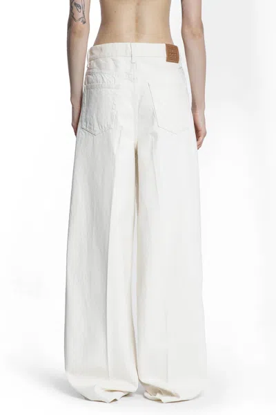 Totême Woman Off-white Jeans In White
