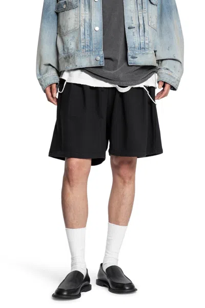 Ancellm Man Black Shorts & Skirts