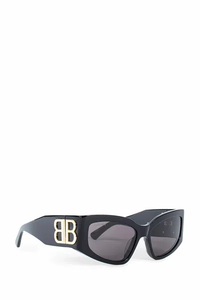 Balenciaga Woman Black Eyewear In Black