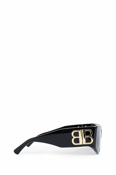Balenciaga Woman Black Eyewear In Black