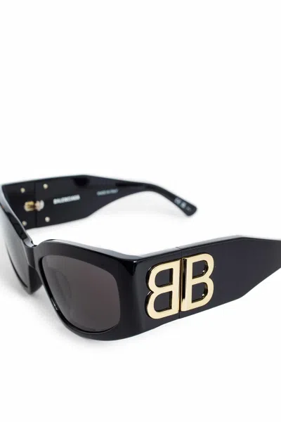 Balenciaga Woman Black Eyewear In Black