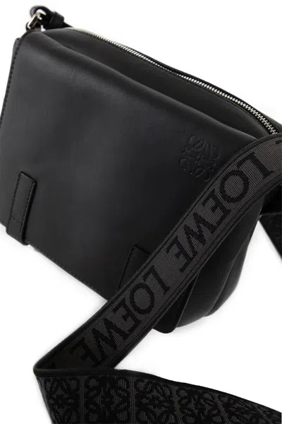 Loewe Xs Military Messenger Bag In Black
