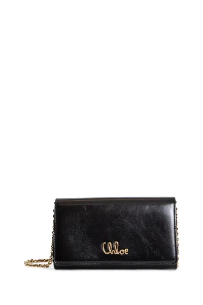 Chloé Woman Black Mini Bags In Black