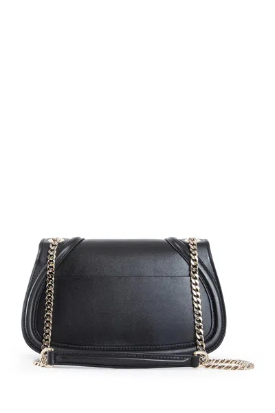 Gucci Blondie Mini Leather Shoulder Bag In Black