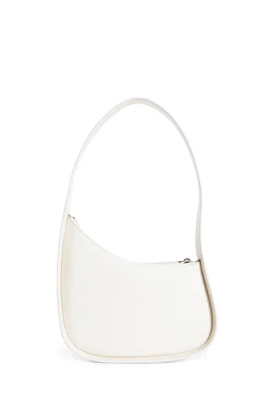 The Row Woman White Shoulder Bags In White