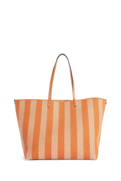Fendi Borsa Shopping Roll Grande In Jacquard Ricamato Donna