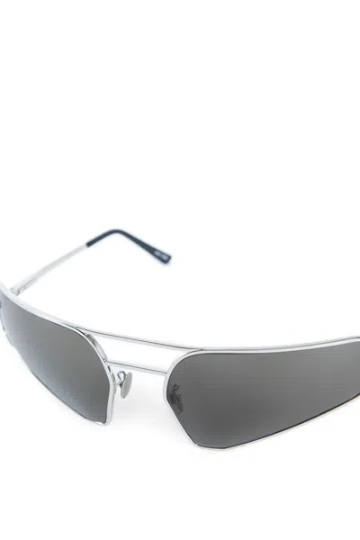 Rick Owens Unisex Silver Eyewear