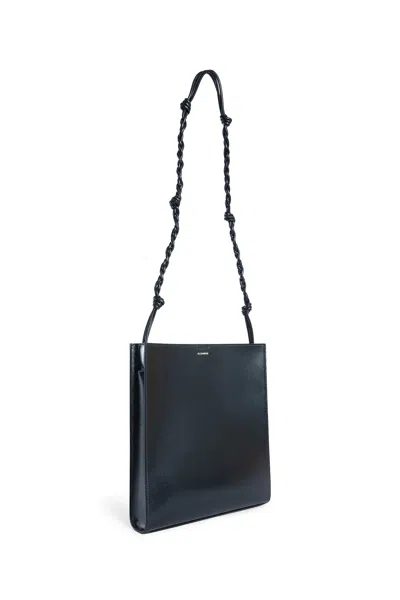 Jil Sander Engraved-logo Leather Shoulder Bag