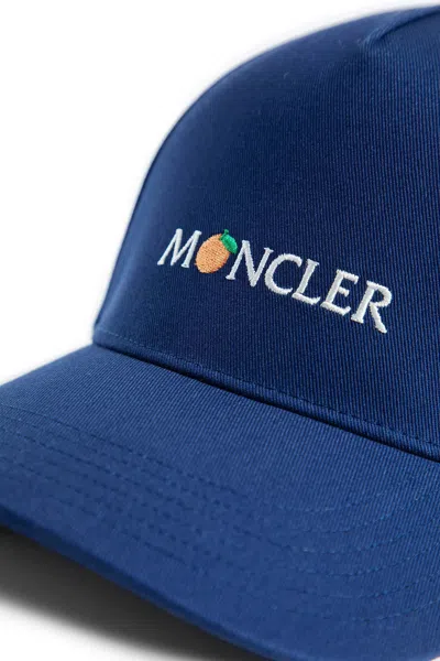 Moncler Genius Moncler X Gilga Farm Designed By Donald Glover Cotton Baseball Hat In Blue