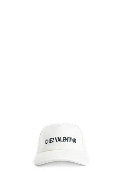 Valentino Man White Hats In White