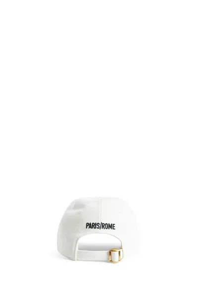 Valentino Man White Hats In White