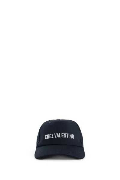 Valentino Man Black Hats In Black