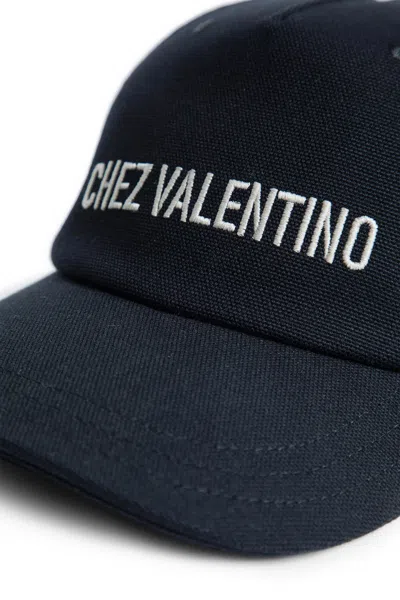 Valentino Man Black Hats In Black