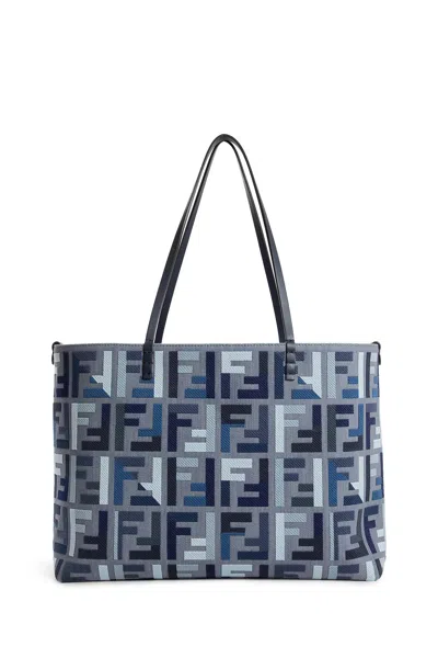 Fendi Roll Large Tote-bag In Blue