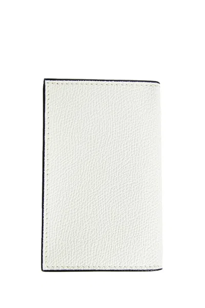 Valextra Unisex White Wallets & Cardholders In White