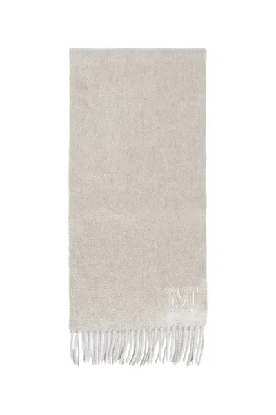 Max Mara Woman Beige Scarves In Neutral