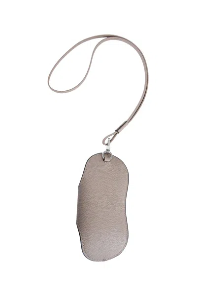 Valextra Unisex Beige Wallets & Cardholders In Gray