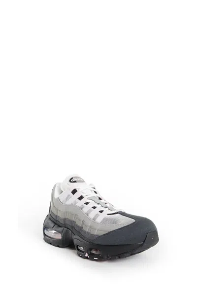 Nike Woman Sneakers Charcoal Size 8 Textile Fibers In Gray