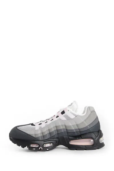 Nike Woman Sneakers Charcoal Size 8 Textile Fibers In Gray
