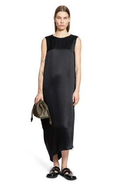 Loewe Woman Black Dresses In Black