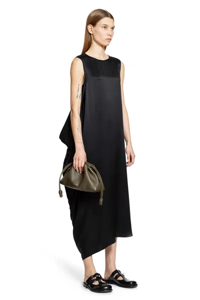Loewe Woman Black Dresses In Black
