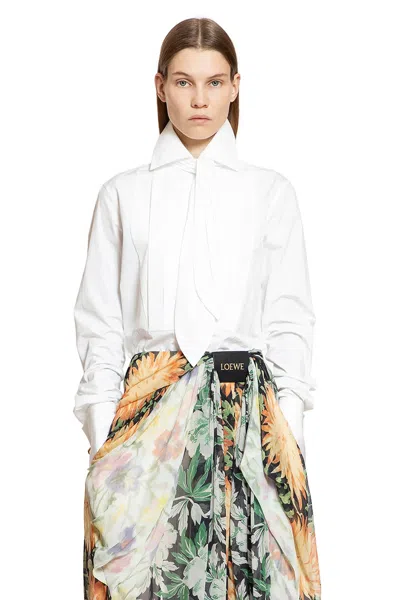 Loewe Cotton Shirt In White