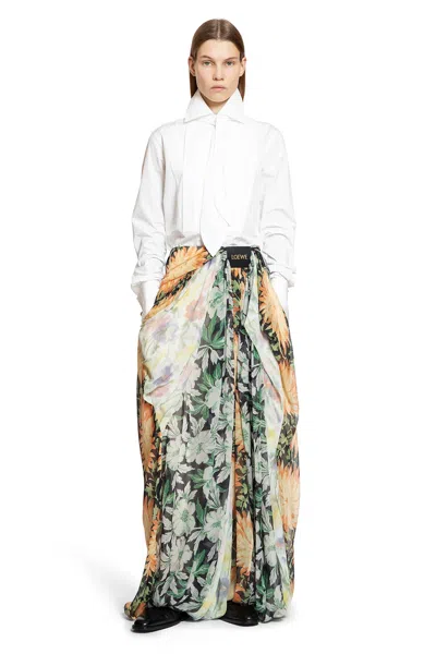 Loewe Cotton Shirt In White