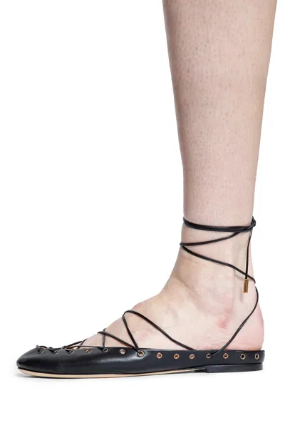 Chloé Ghillies Leather Ballerina Flat