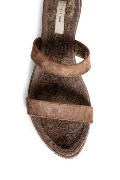 The Row Awar Sandals In Brown