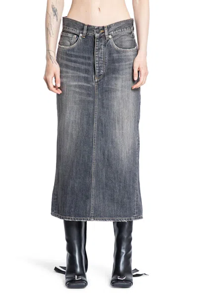 Balenciaga Woman Grey Skirts