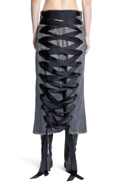 Balenciaga Woman Grey Skirts