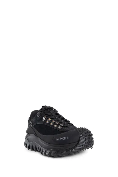 Moncler Sneakers Trailgrip Lite3 En Nubuck Et Daim In Black