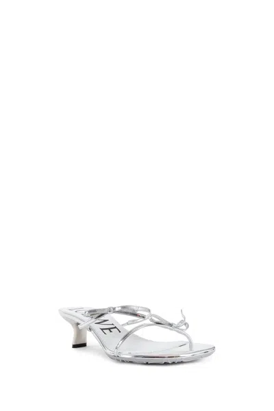 Loewe Muli Petal Bow 45 In Silver