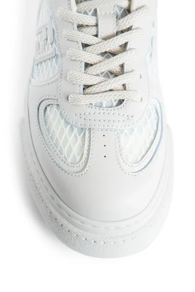 Fendi Match Platform Sneakers In White